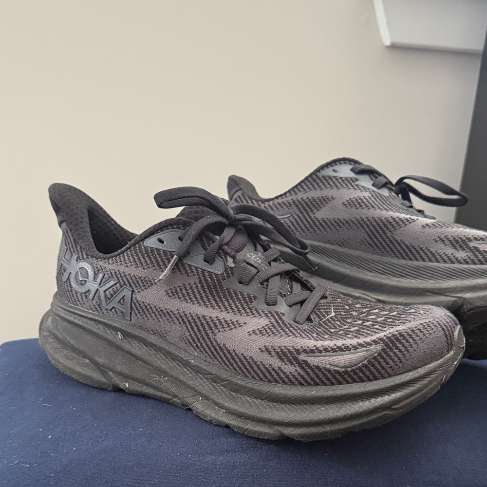 Hoka Charcoal Athletic Sneakers